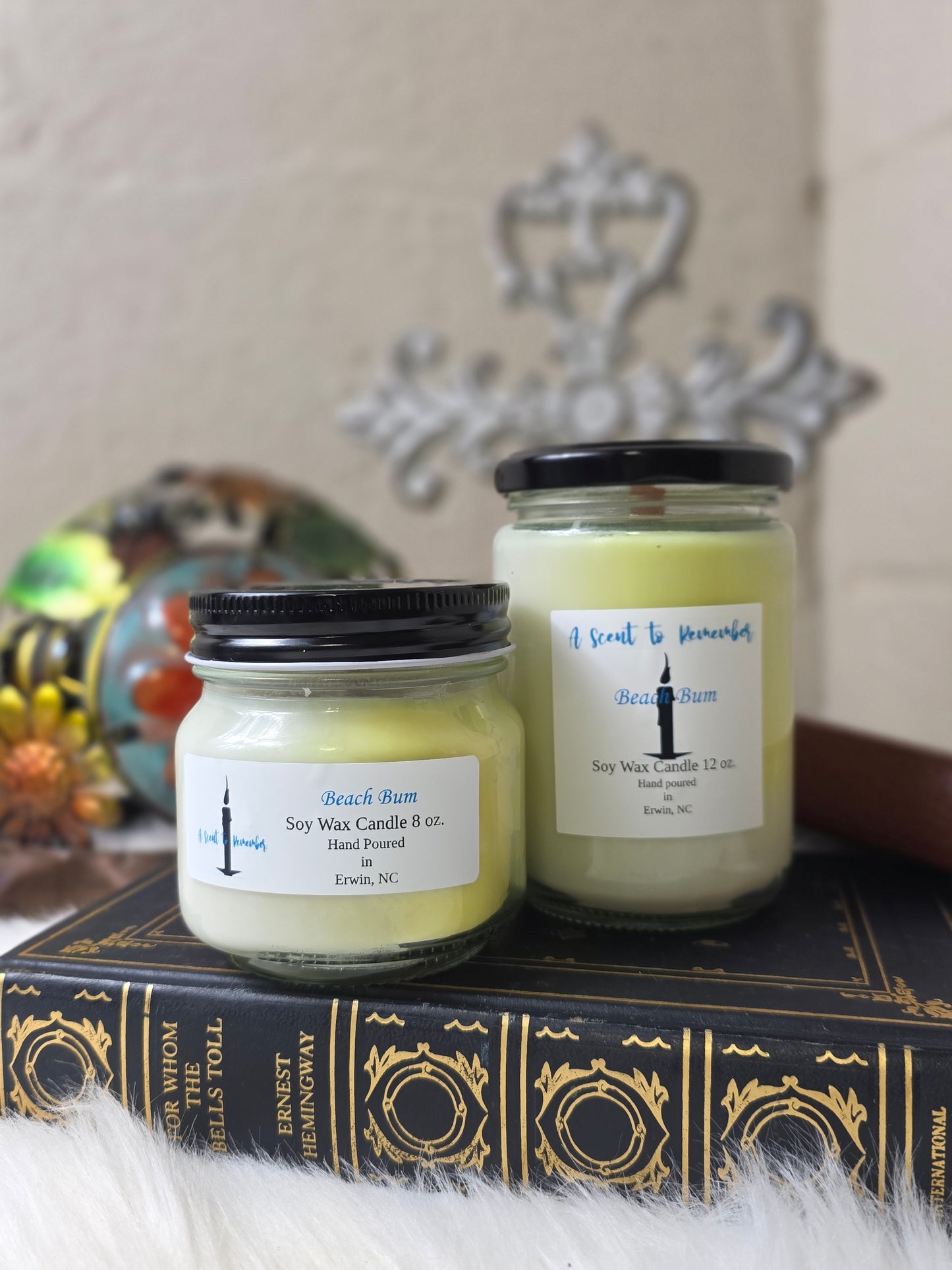 Hand Poured Soy Candles with Wood Wicks Various Sizes