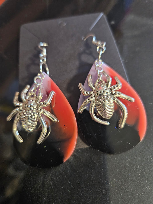 Spider earrings