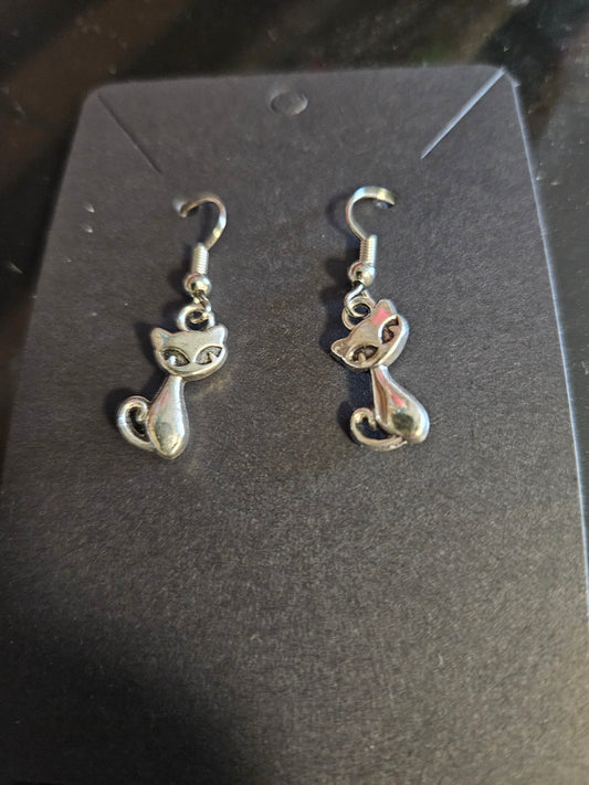 Cat earrings