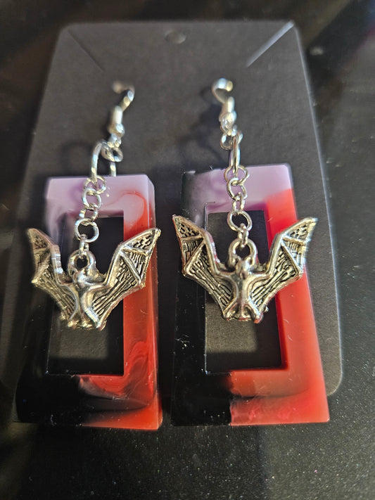 Bat earrings