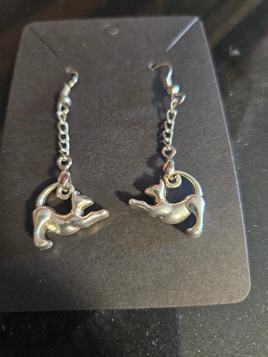 Cat earrings