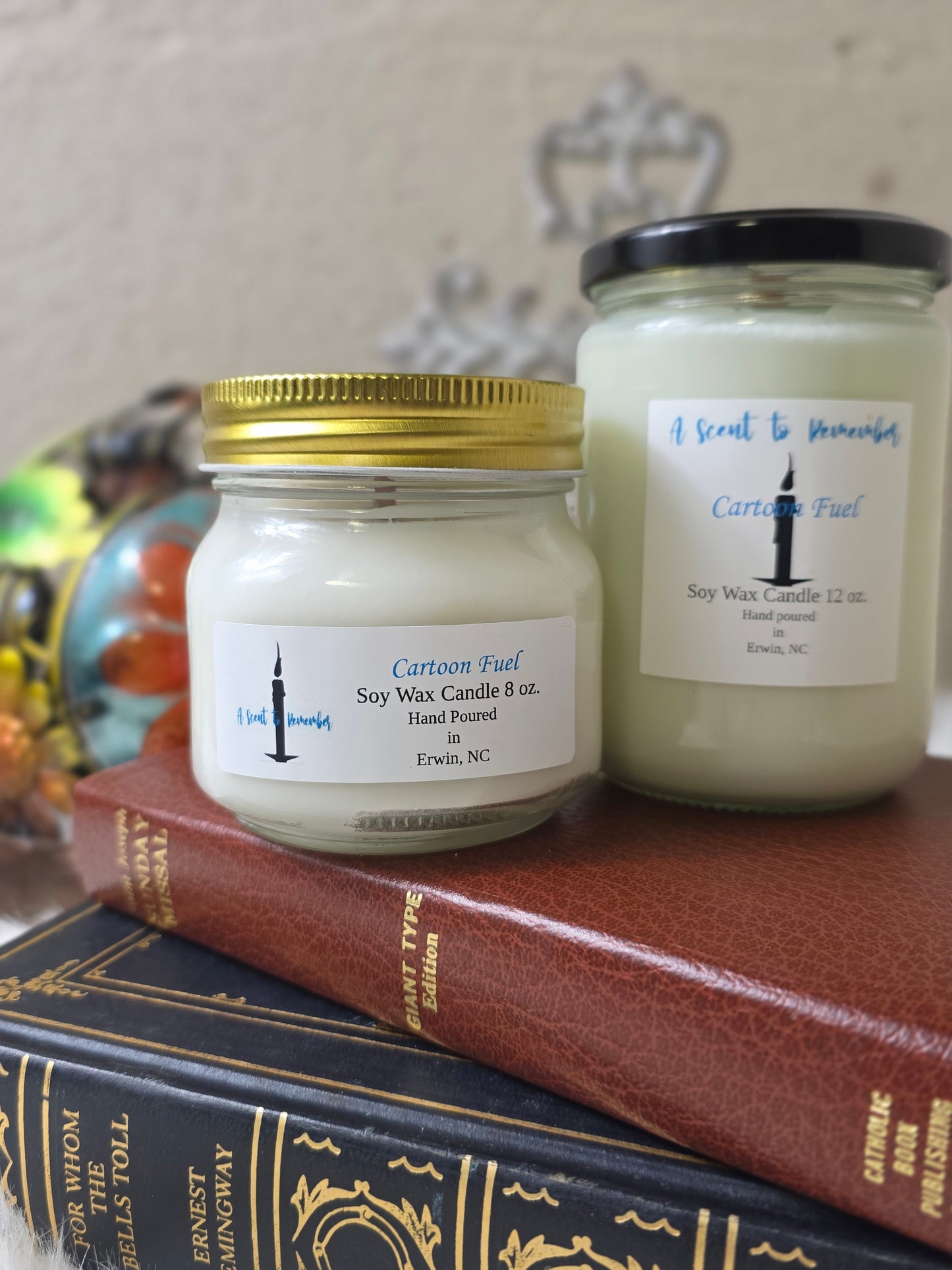Hand Poured Soy Candles with Wood Wicks Various Sizes