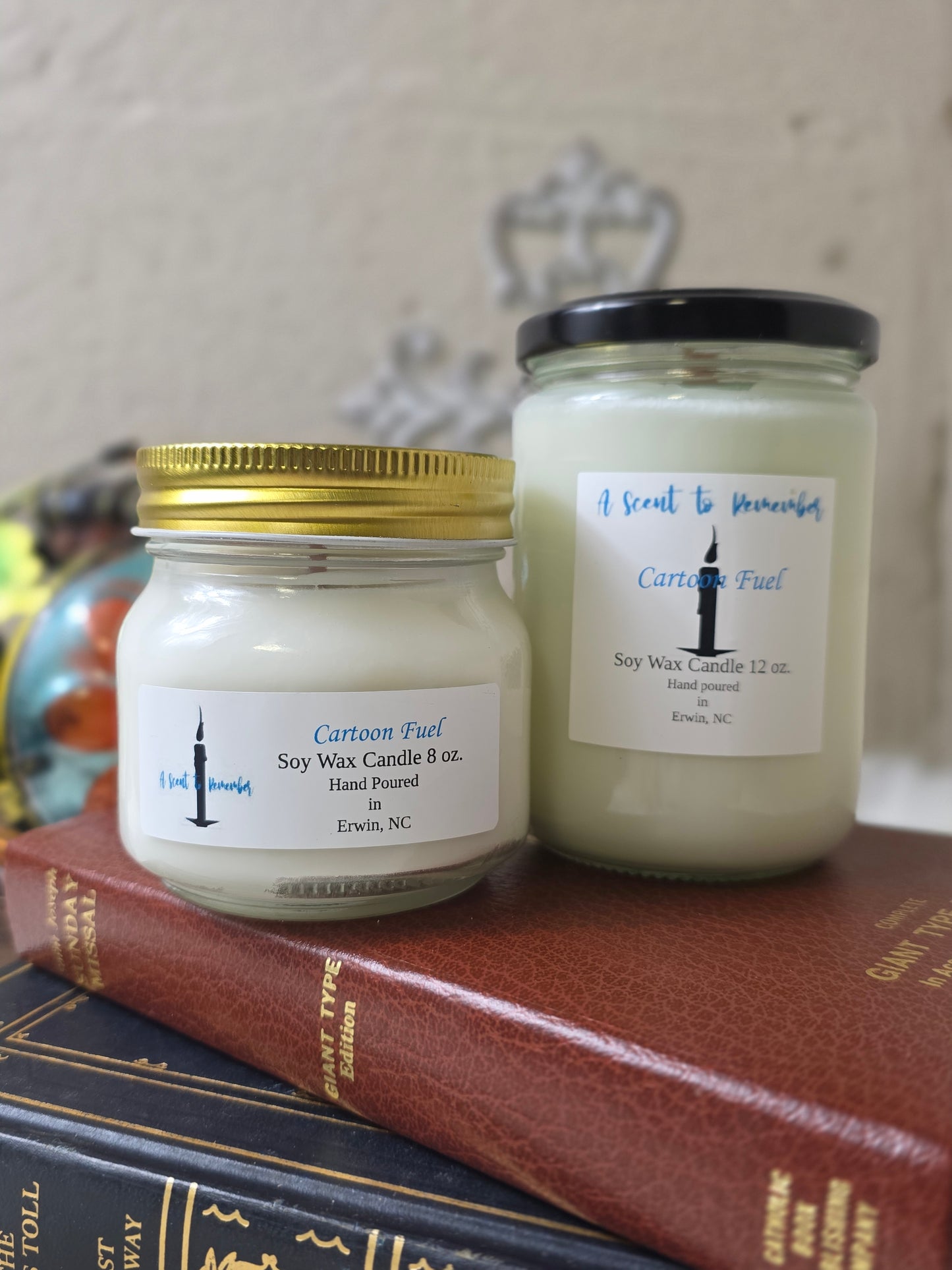 Hand Poured Soy Candles with Wood Wicks Various Sizes
