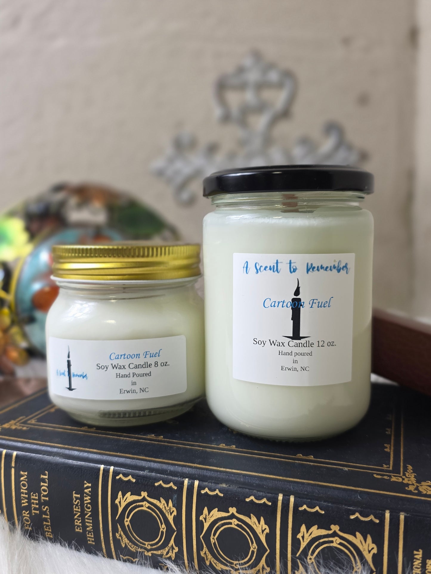 Hand Poured Soy Candles with Wood Wicks Various Sizes