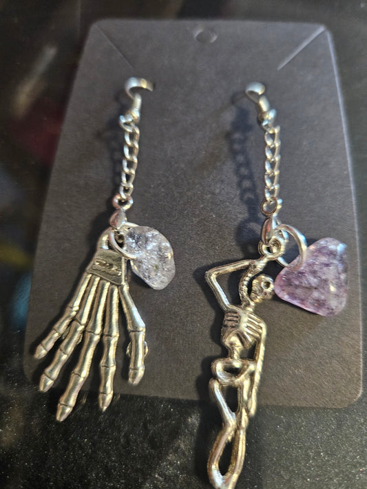 Skeleton earrings
